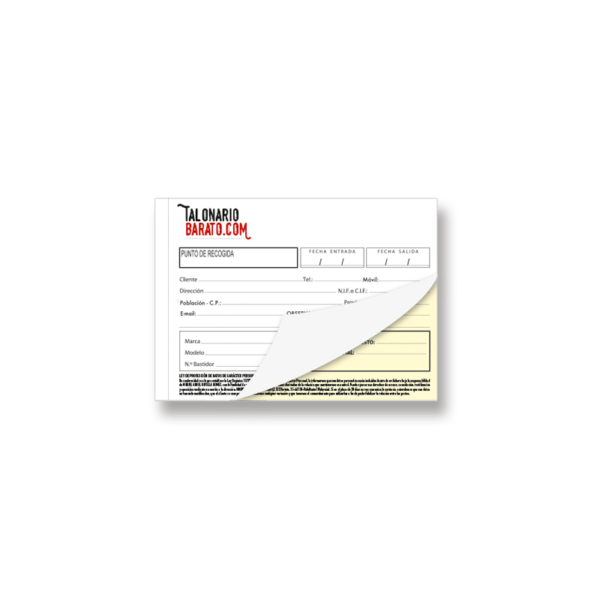 Talonario Autocopiativo A6